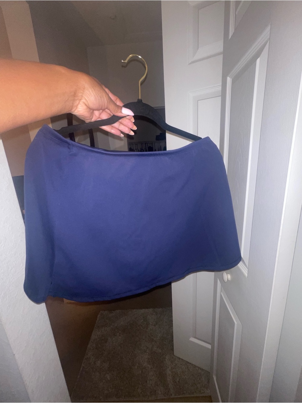 💙 Cobalt Blue Tennis Skirt – Size L